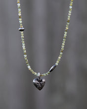 Load image into Gallery viewer, Heart's Consort: Green Garnet Necklace