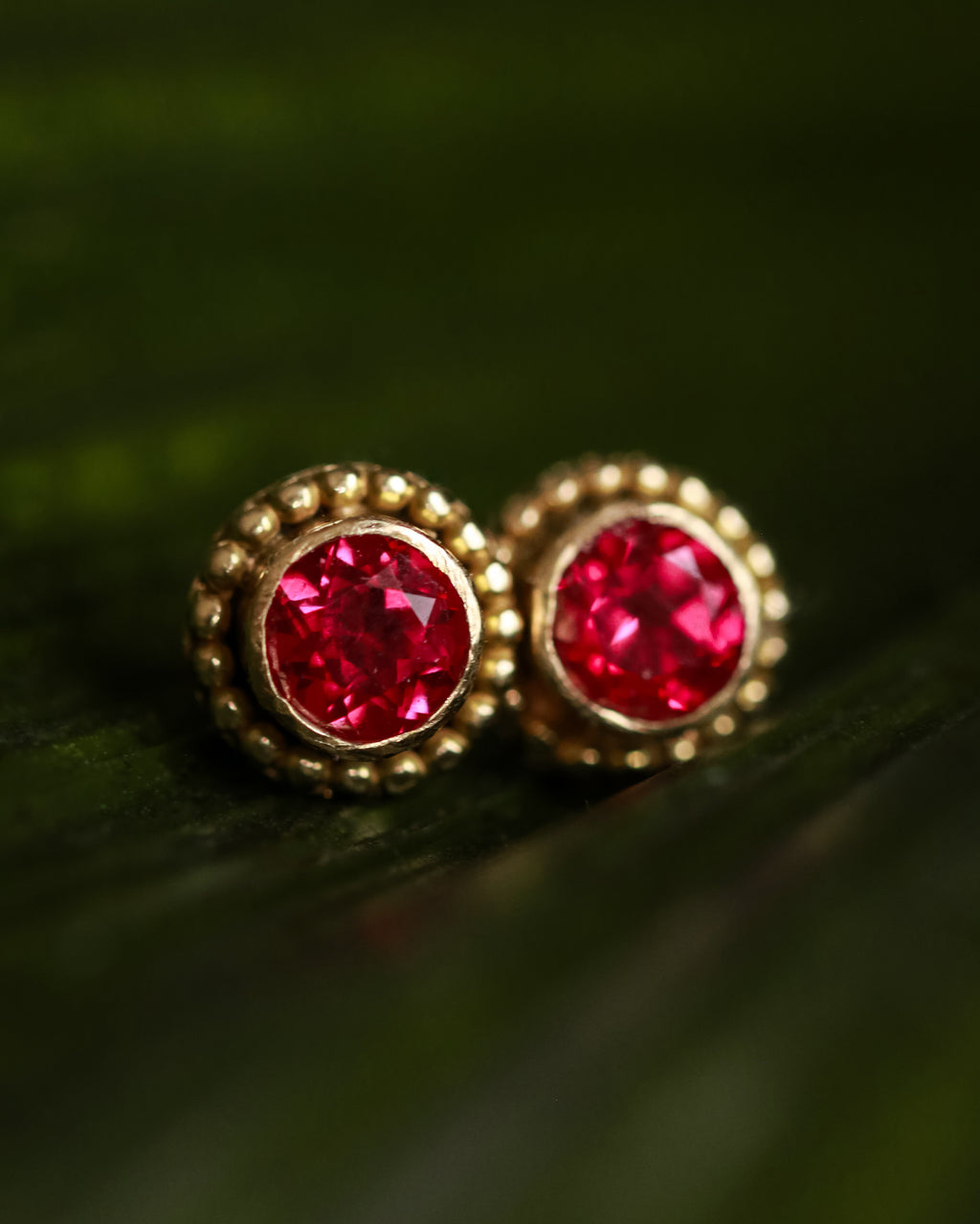 Crimson Duchess Studs