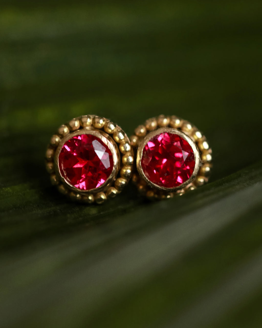Crimson Duchess Studs