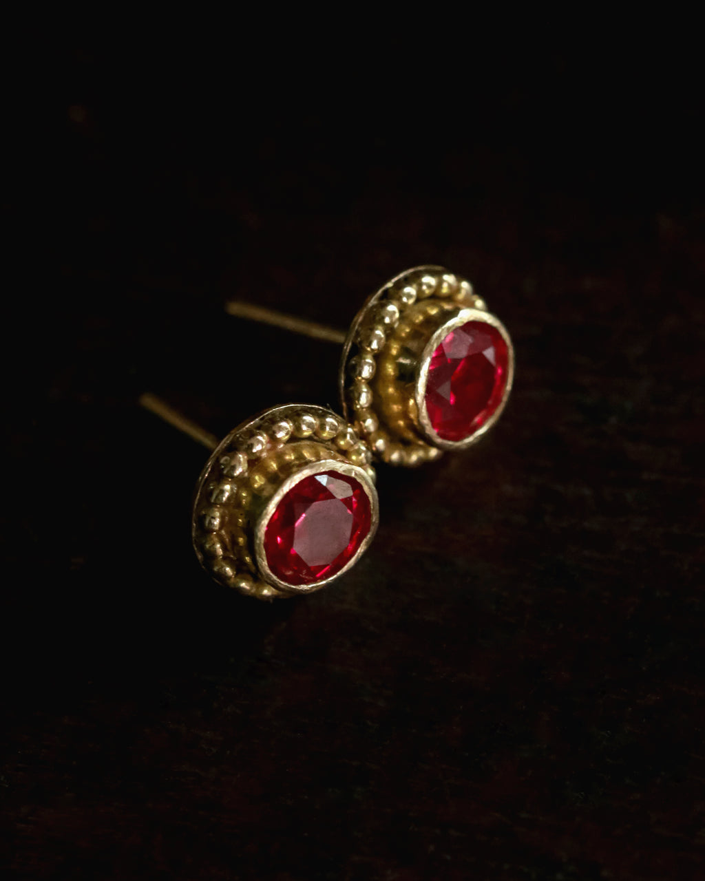 Crimson Duchess Studs