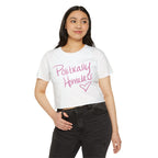 'Politically Homeless' Cropped Tee