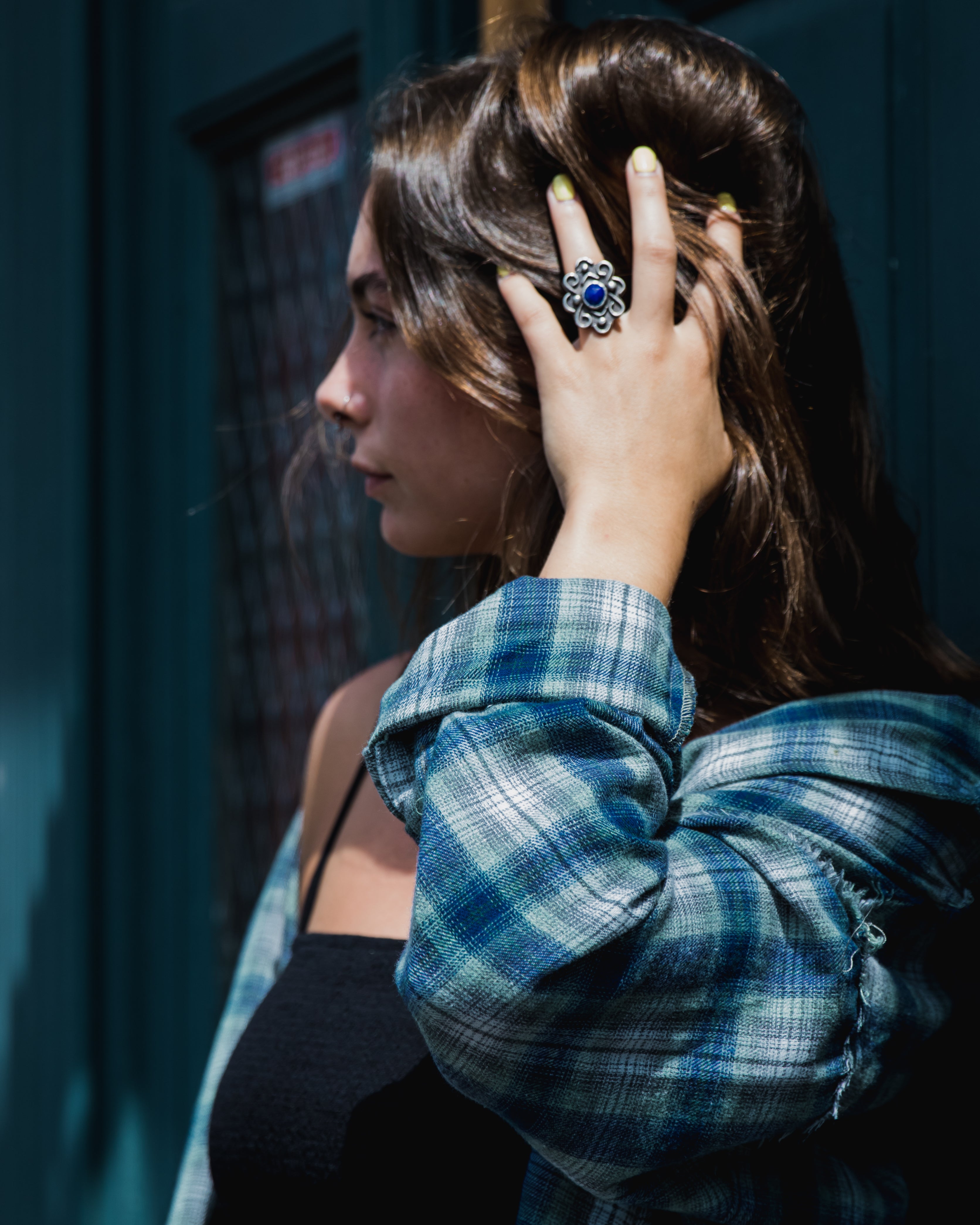 Lapis Statement Ring