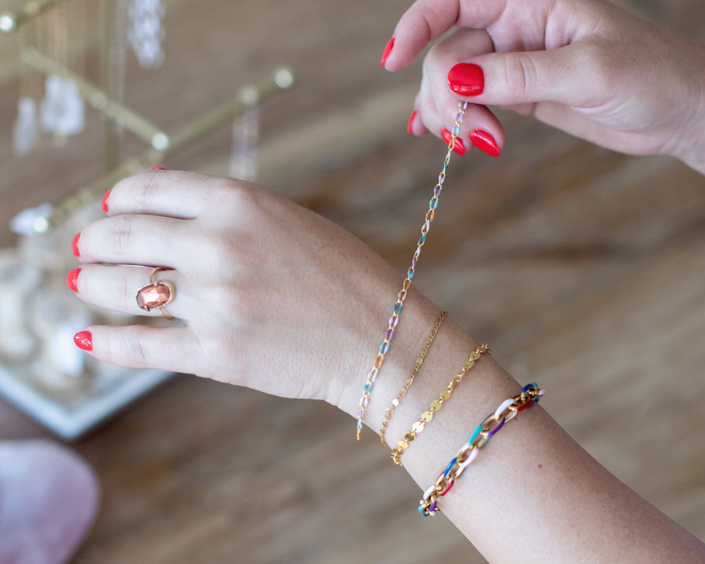 Chunky Enamel Bracelet