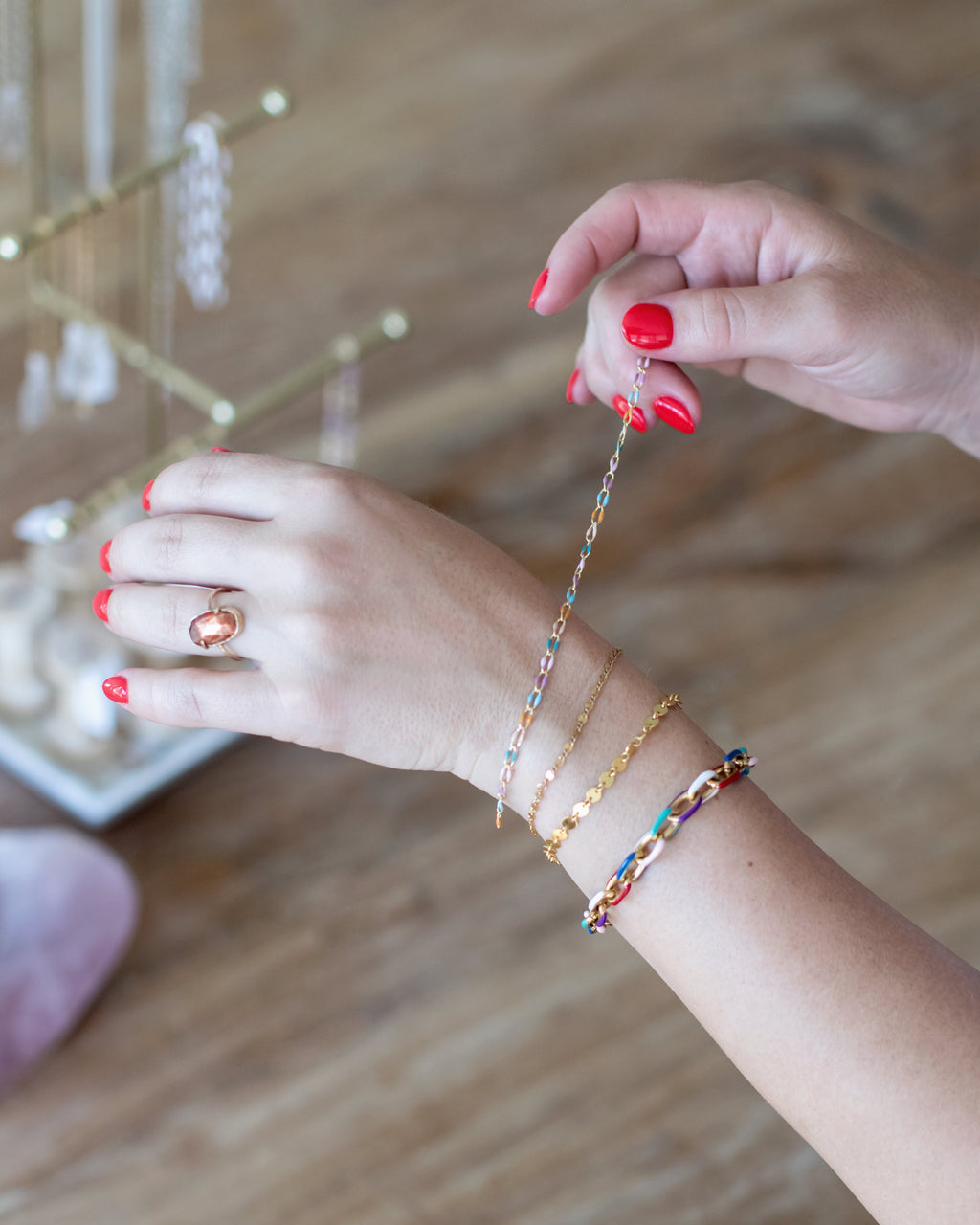 Chunky Enamel Necklace
