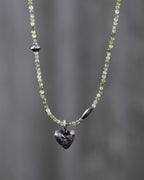 Heart's Consort: Green Garnet Necklace