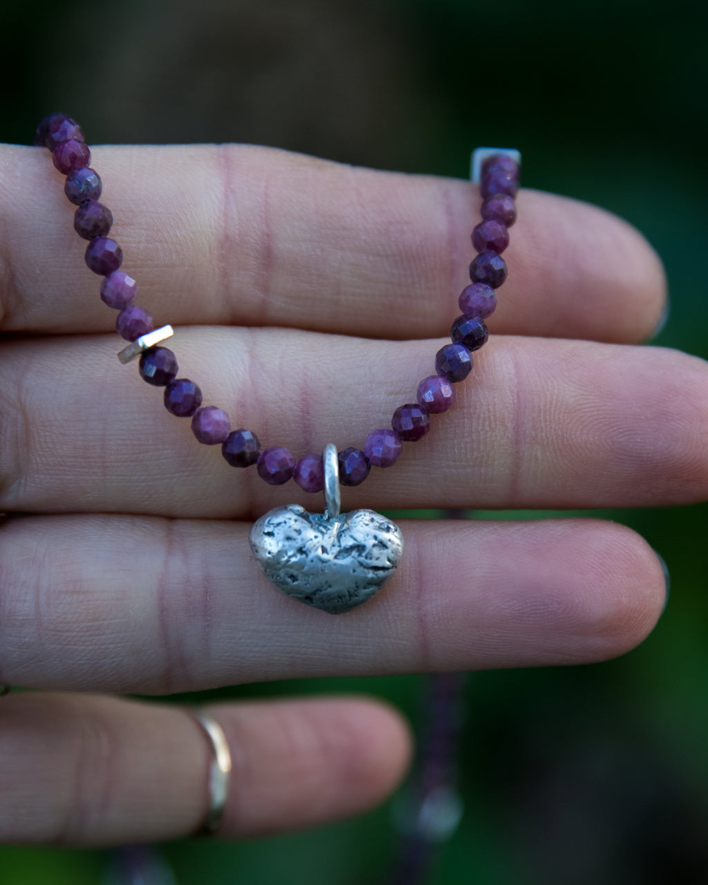 Heart's Consort: Ruby Necklace