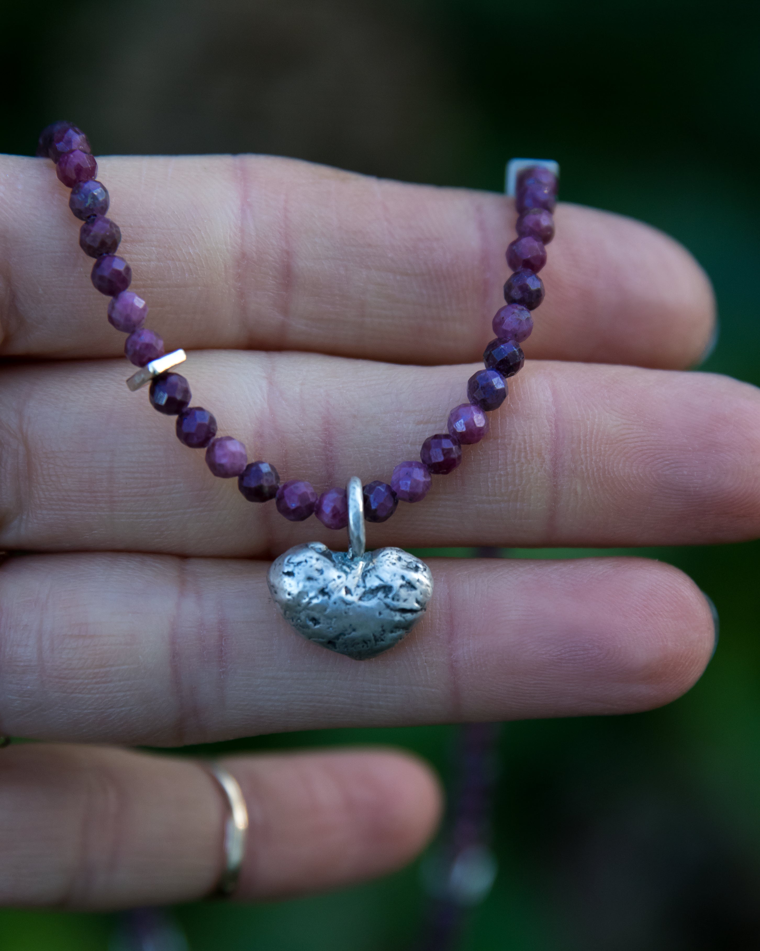 Heart's Consort: Ruby Necklace