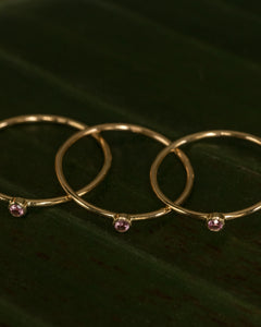 Pink Sapphire Stacker