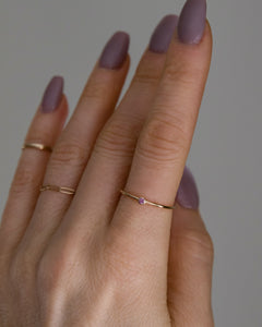 Pink Sapphire Stacker