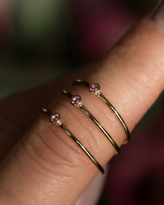 Pink Sapphire Stacker