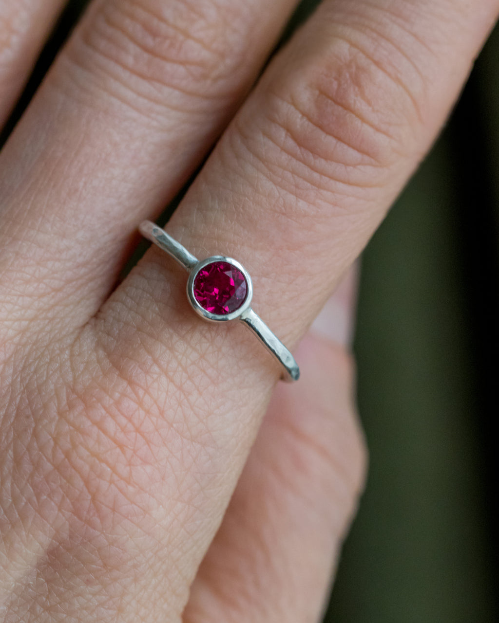 Ruby Stacker Ring