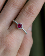 Ruby Stacker Ring