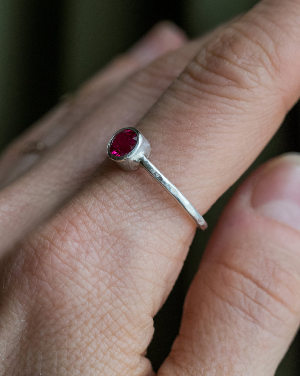 Ruby Stacker Ring