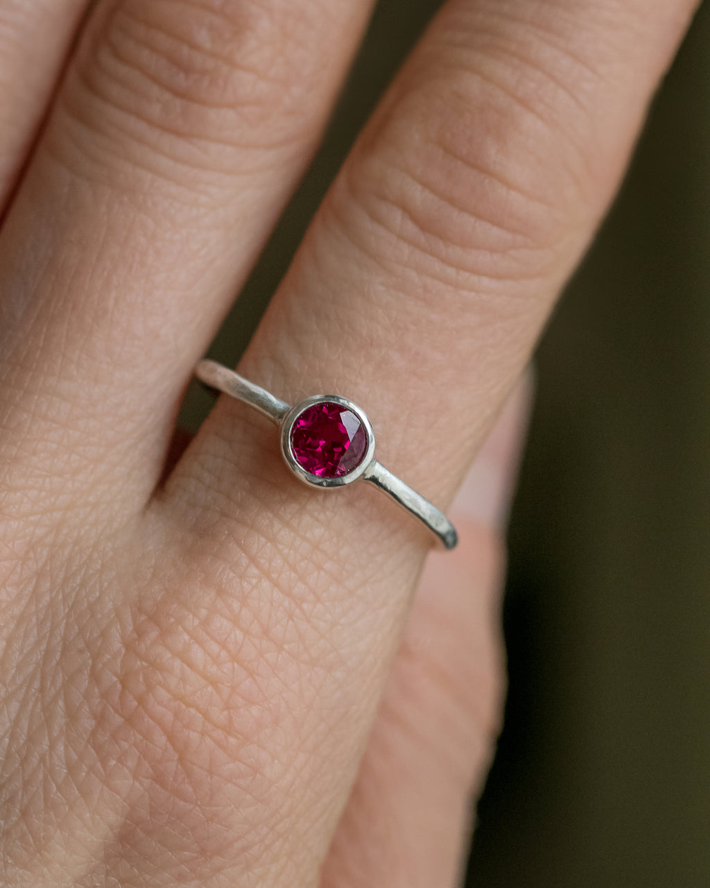 Ruby Stacker Ring