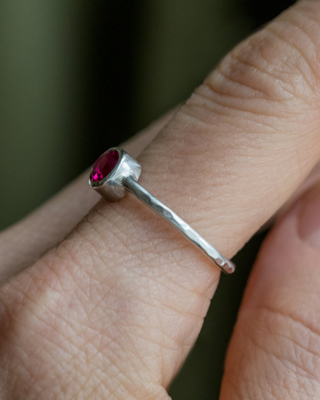 Ruby Stacker Ring