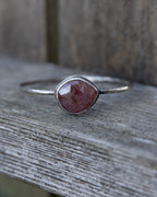 Majesty Bangle: Pink Sapphire