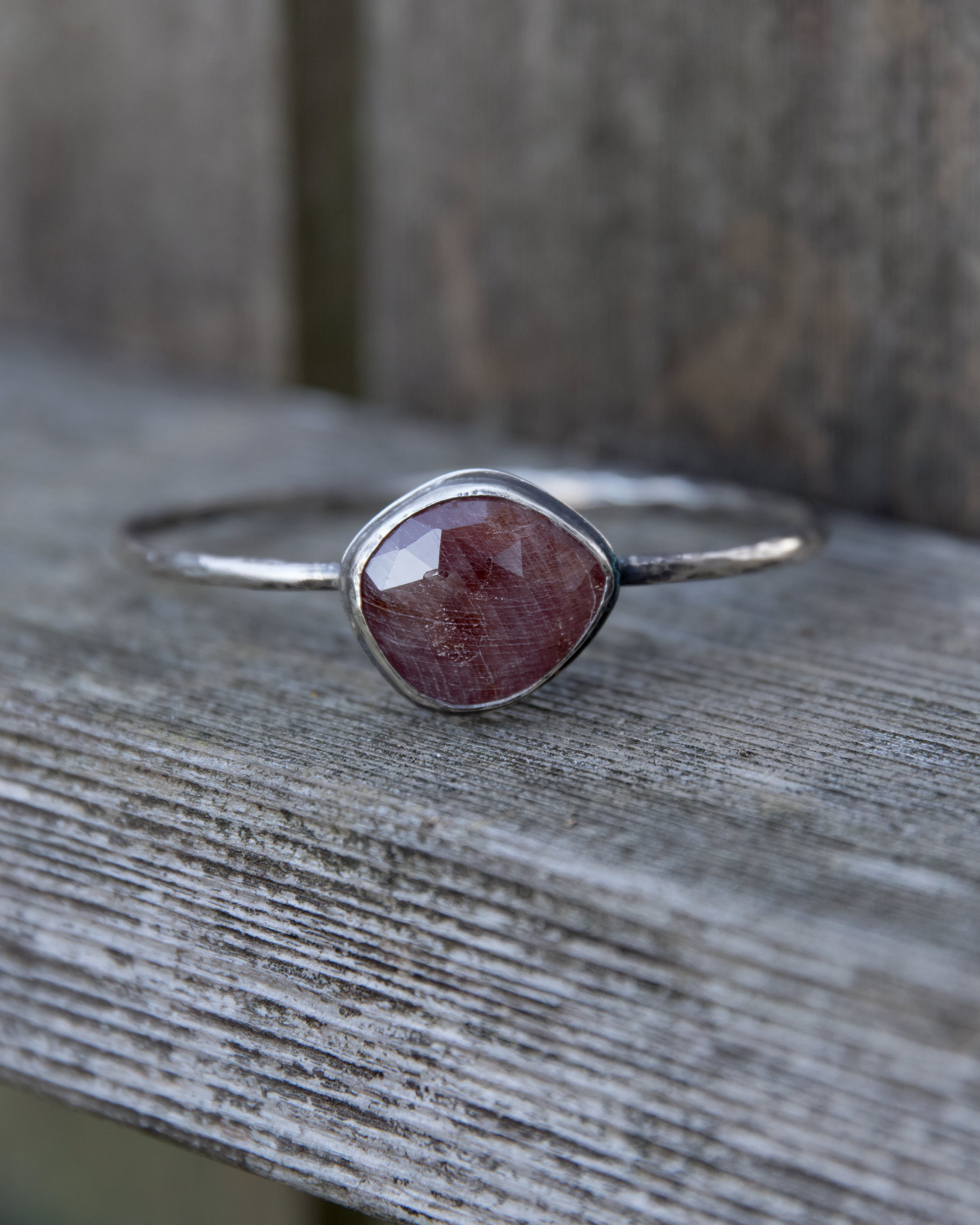 Majesty Bangle: Pink Sapphire