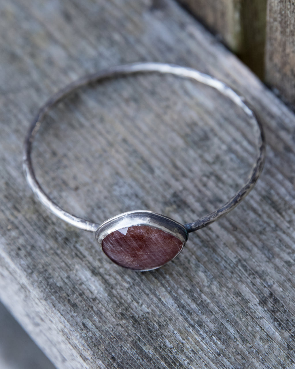 Majesty Bangle: Pink Sapphire