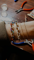 Chunky Enamel Bracelet