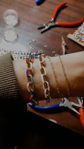 Chunky Enamel Bracelet