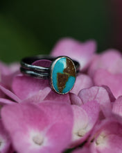 Load image into Gallery viewer, Small Oval Turquoise Ring