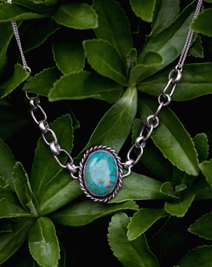 Turquoise Chain Necklace