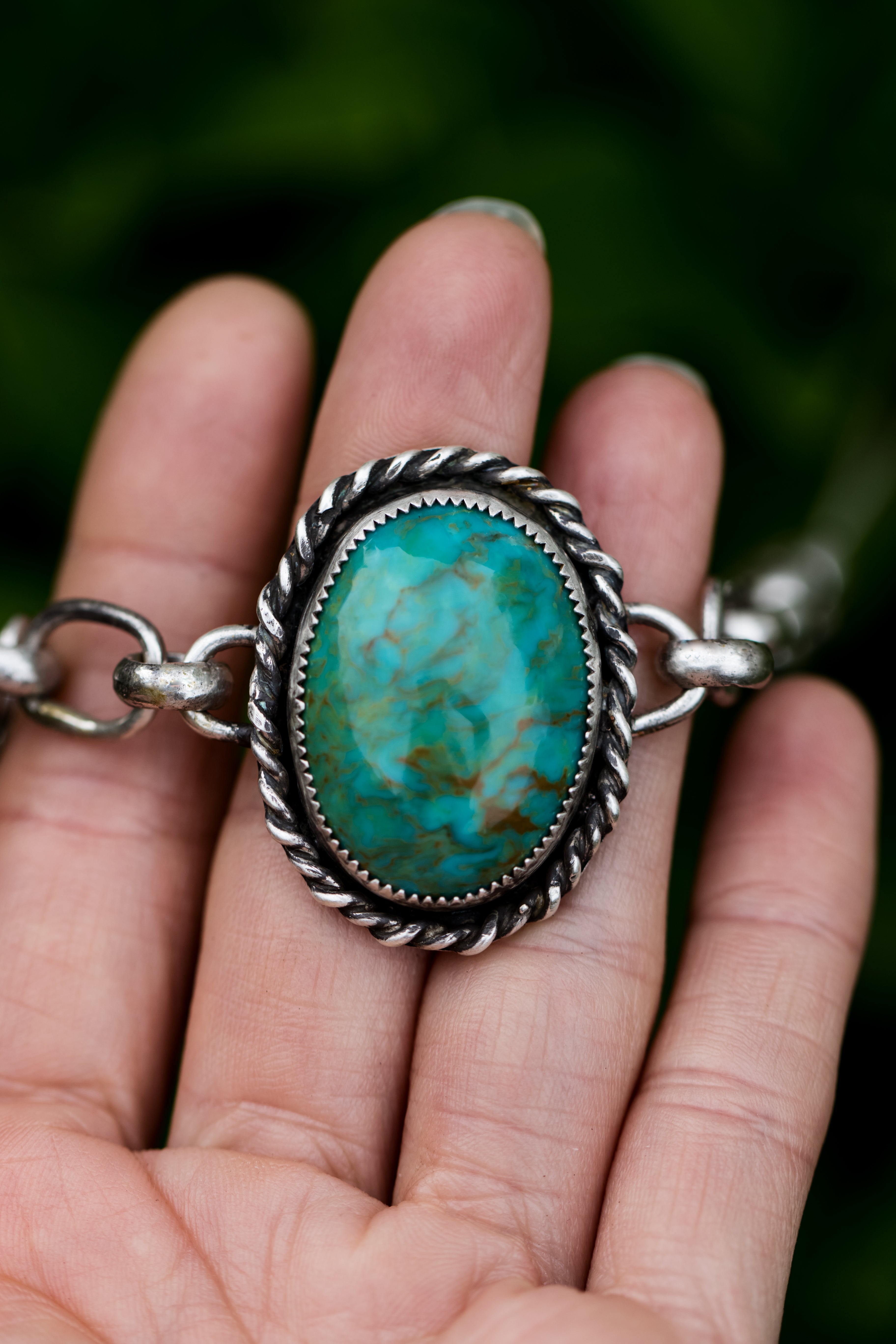 Turquoise Chain Necklace