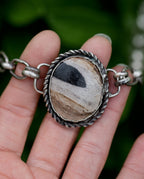 Palm Wood Chain Necklace