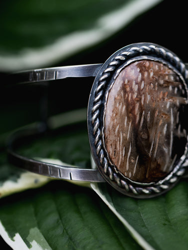Palm Wood Cuff Bracelet