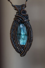 Load image into Gallery viewer, Blue Labradorite Amulet
