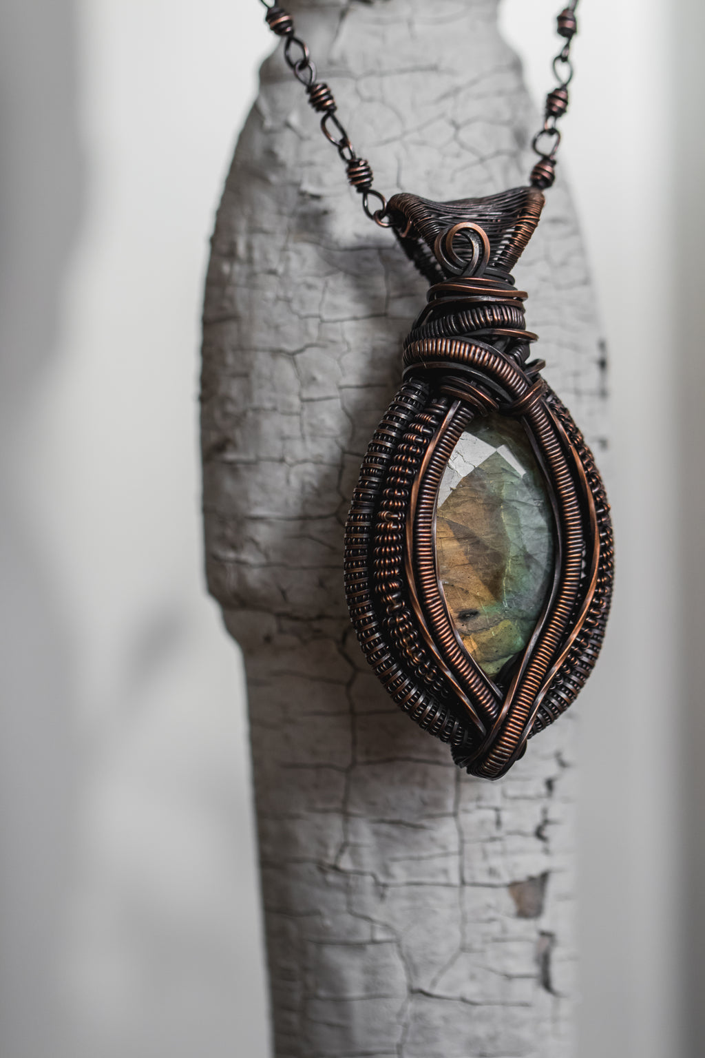 Labradorite Amulet - Large