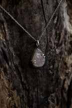 Teardrop Prong Pendant