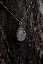 Teardrop Prong Pendant