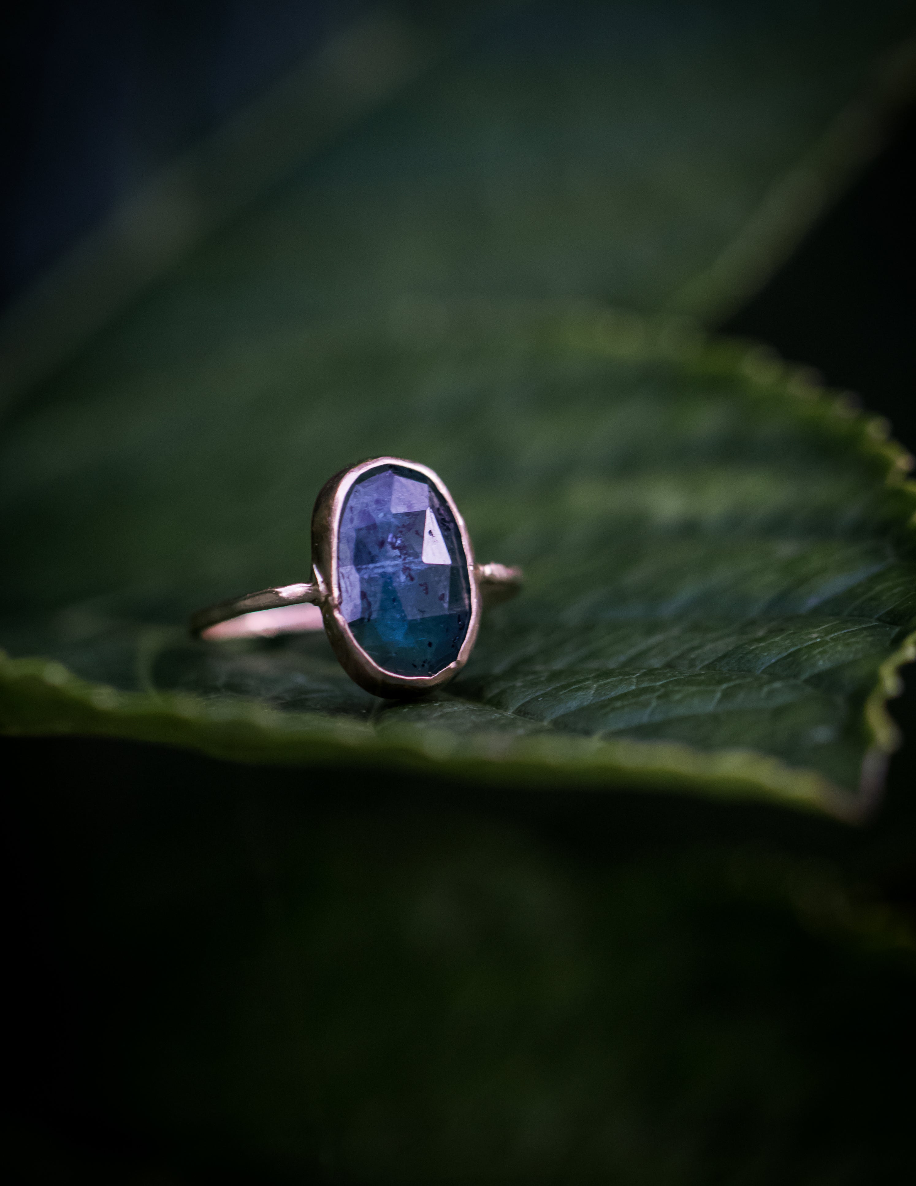 Blue Kyanite Ring
