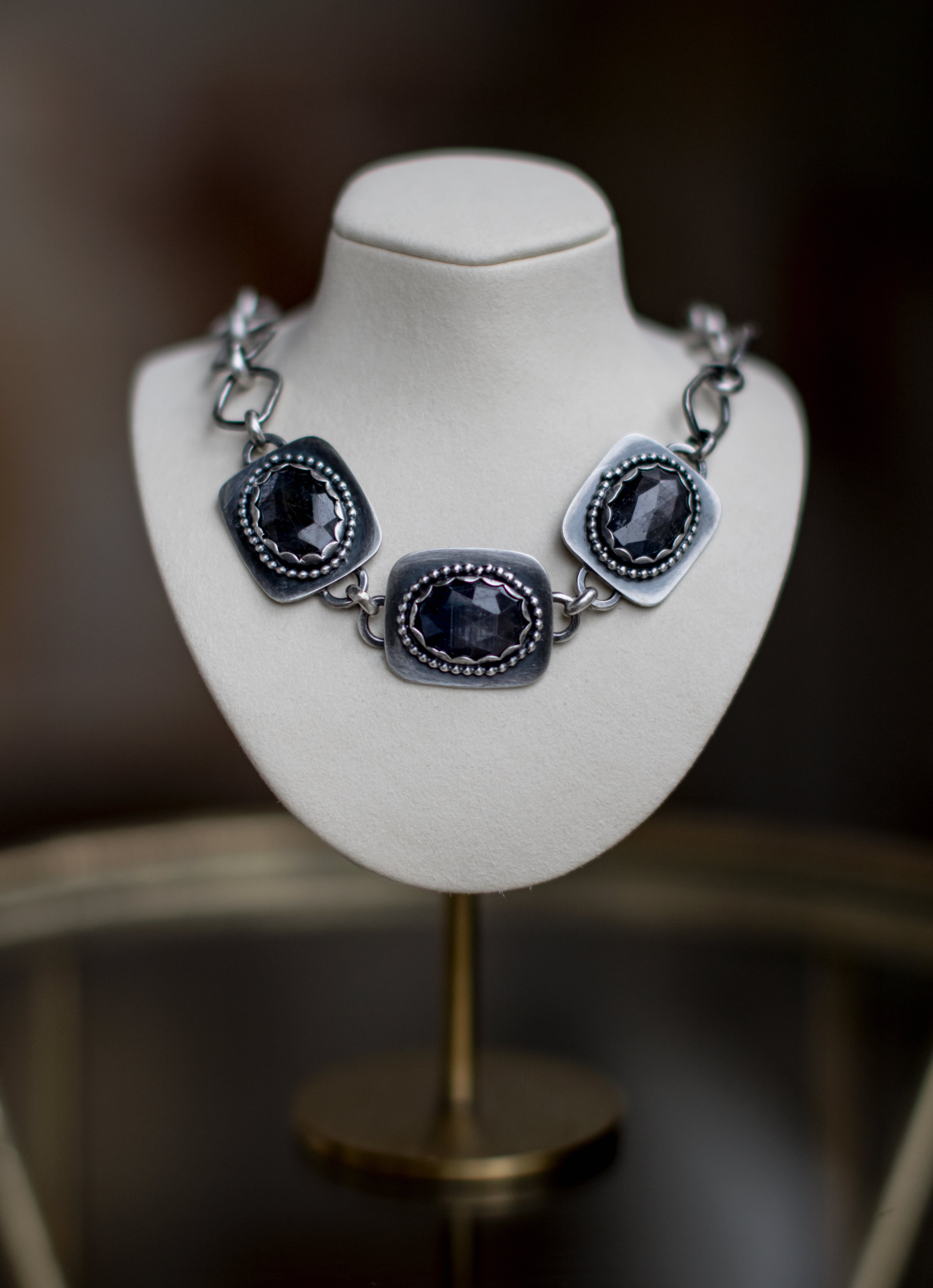 Sapphire Chain Necklace