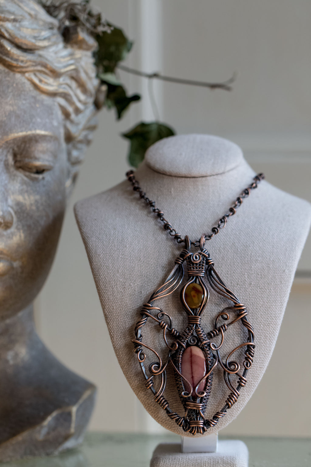 Jasper Warrior Pendant