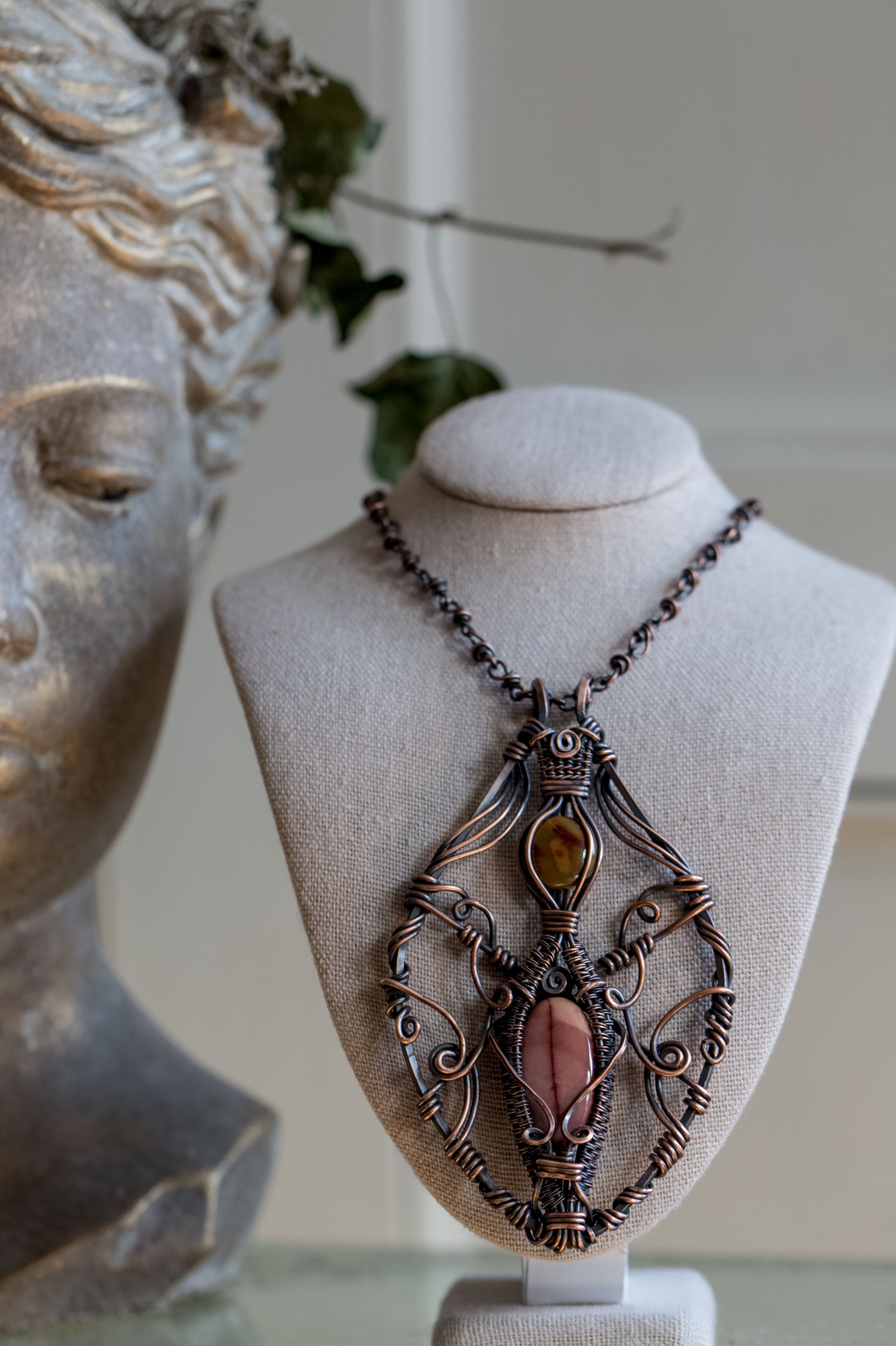 Jasper Warrior Pendant