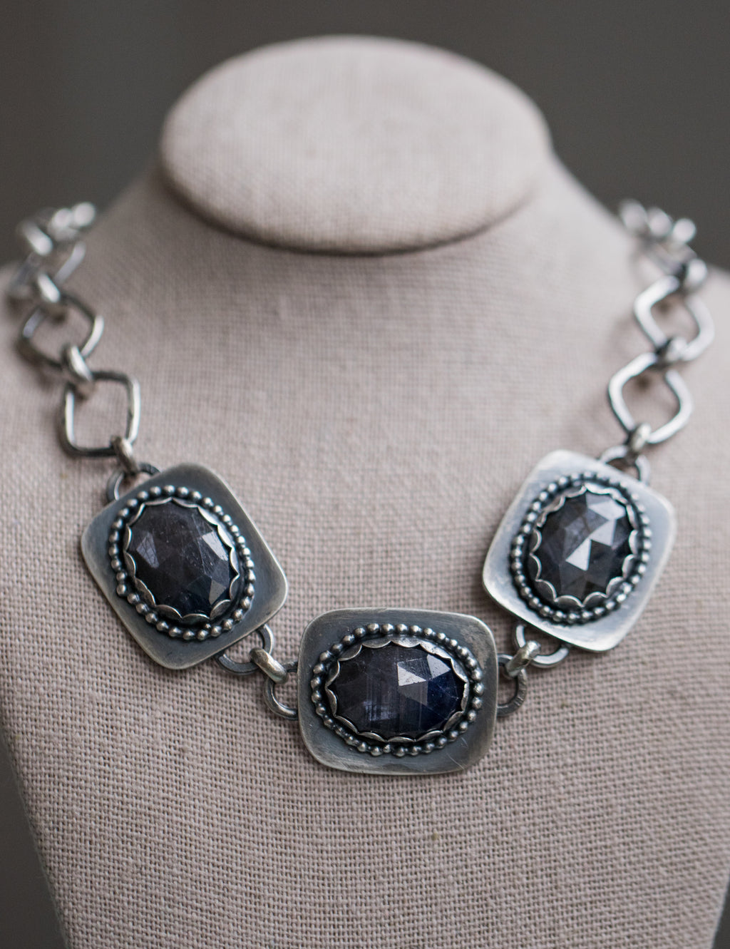 Sapphire Chain Necklace