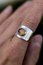 Citrine Warrior Ring