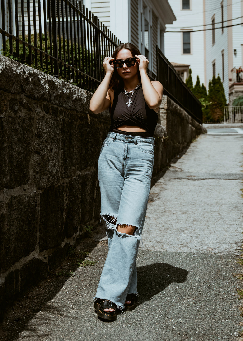 African Sunstone Cross